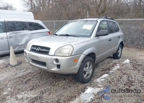 2006 Hyundai Tucson Gl из США, поврежденный, VIN KM8JM12B46U448199